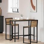 vidaXL Tafel Artisan Eiken 100 x 50 x 90,5 cm Engineered, Verzenden, Nieuw, Overige houtsoorten, 50 tot 100 cm