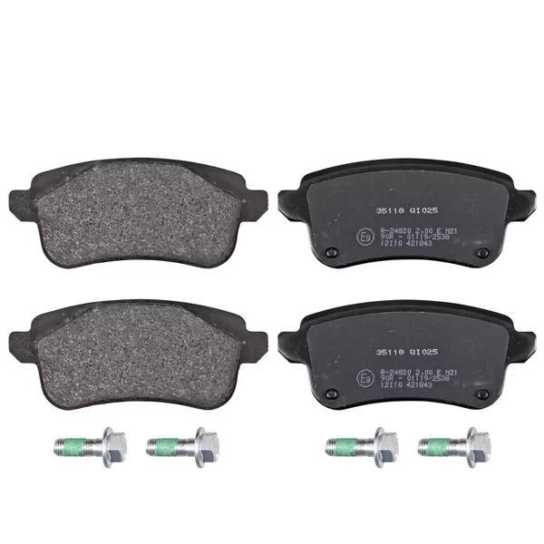 Remblokken set RENAULT MEGANE 1.8 RS TCe 280 achterzijde, Auto-onderdelen, Ophanging en Onderstel, Nieuw, Verzenden