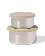 HEMA Snackboxen rvs groen - 2 stuks, Huis en Inrichting, Verzenden, Nieuw