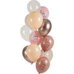 Ballonnen Geboorte Meisje 33cm 12st, Verzenden, Nieuw