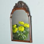 Kleine mahonie Soester spiegel ca 1820 met afneembaar kroon, Ophalen of Verzenden