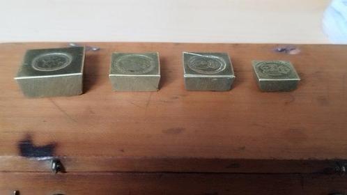 balance de changeur - Ponterstok - Hout, Koper, Messing, Antiek en Kunst, Antiek | Overige Antiek