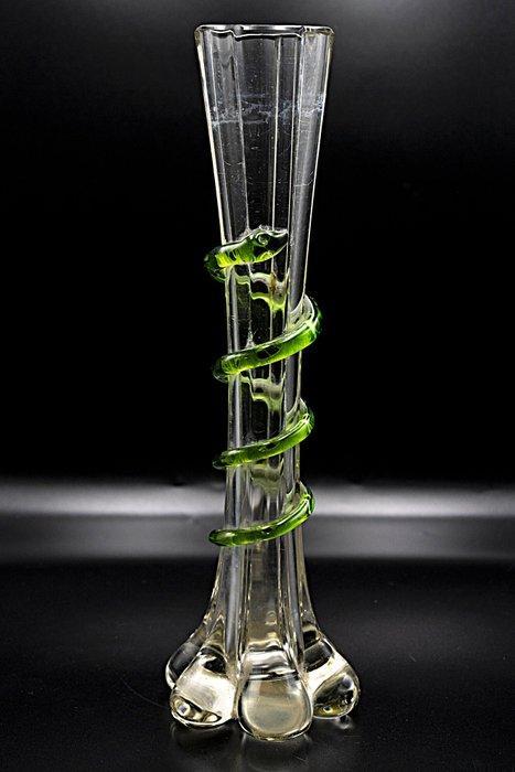 Kralik Large sized Art Nouveau Glass Vase, 1900 - Vaas -, Antiek en Kunst, Antiek | Glas en Kristal
