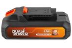 Accu 20V LI-ION 2.0 AH Dual Power, Verzenden, Nieuw