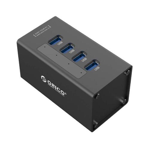 Orico USB-A Hub - 4x USB-A - Aan-uitschakelaar - Gevoed -, Computers en Software, Pc- en Netwerkkabels, Nieuw, Ophalen of Verzenden