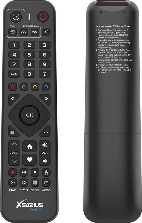 Xsarius extra afstandsbediening Xsarius Android Remote Contr, Audio, Tv en Foto, Schotelantennes, Nieuw, Ophalen of Verzenden