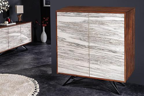 Massief houten dressoir MOUNTAIN SOUL 120cm echte, Huis en Inrichting, Kasten | Dressoirs, Ophalen of Verzenden