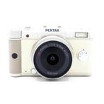 Pentax Q Set (8,5mm + 5-15mm) Wit (Occasion), Ophalen of Verzenden, Zo goed als nieuw, Pentax