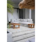 De teruggewonnen teakhouten bijzettafel - naturel, Huis en Inrichting, Verzenden, Nieuw