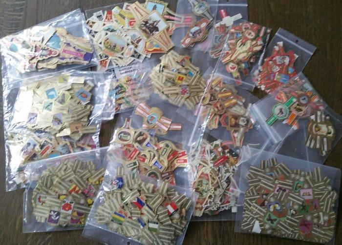 Verzameling sigarenbandjes Willem II, Washington, Agio,, Verzamelen, Rookartikelen, Aanstekers en Luciferdoosjes