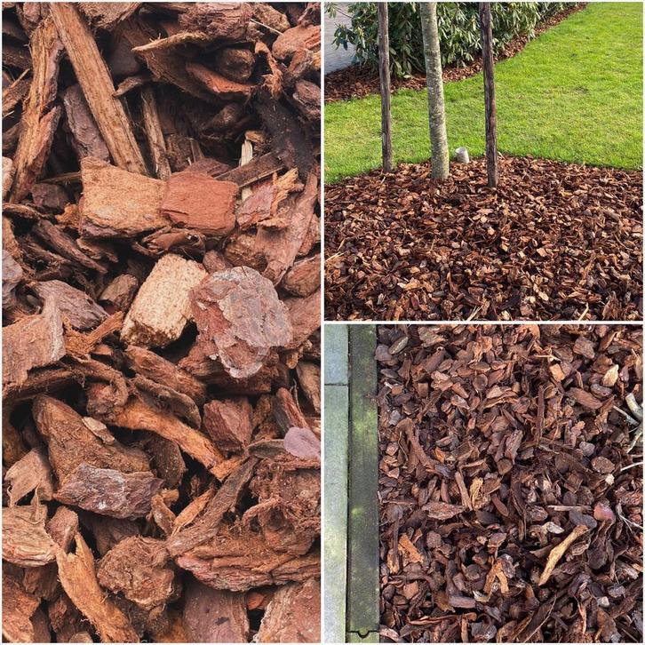 Franse Boomschors Perfect- onkruidwerend, stijlvol en handig, Tuin en Terras, Aarde en Mest, Boomschors, Ophalen of Verzenden