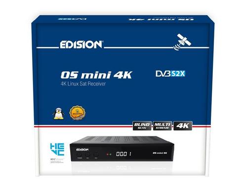 Edision OS Mini 4K - S2X, Audio, Tv en Foto, Schotelantennes, (Schotel)antenne-accessoires, Nieuw, Ophalen of Verzenden