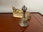 Beeldje - Buddha sdraiato in stato di Nirvana+campana (2) -