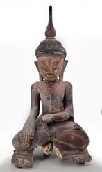 Bouddha 85 cm - 18th c. - Beeld - Myanmar/Birma, Antiek en Kunst