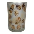 Theelichthouder herfst dennenappel large 18cm, Huis en Inrichting, Woonaccessoires | Overige, Verzenden, Nieuw