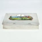 Spanje ca. 1960 - Pronkmodel - Sigarendoos - .915 zilver, Antiek en Kunst