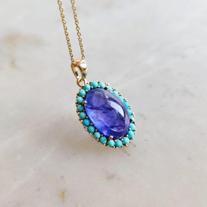 Zonder Minimumprijs - Hanger - 14 karaat Geel goud -, Sieraden, Tassen en Uiterlijk, Antieke sieraden