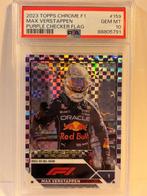 2023 Topps Chrome F1 Max Verstappen #159 Purple Checker Flag, Nieuw