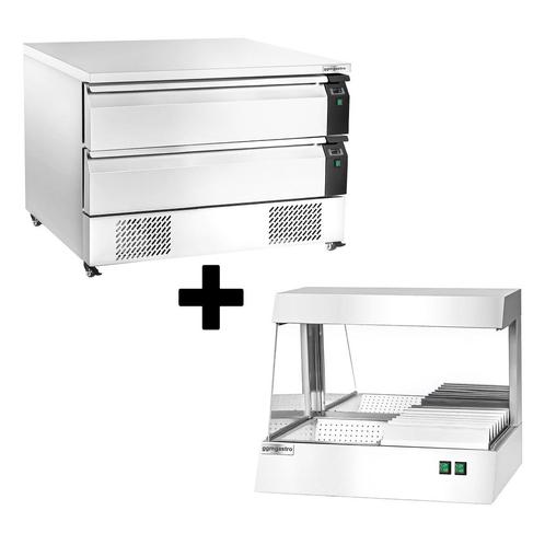 GGM Gastro | Vries/koelcombinatie onderbouw -22 tot +8°C - |, Zakelijke goederen, Horeca | Meubilair en Inrichting, Verzenden