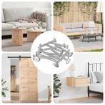 vidaXL Houten Schroeven 12 pcs Zilver M6 x 70 mm Staal, Doe-het-zelf en Verbouw, IJzerwaren en Bevestigingsmiddelen, Verzenden