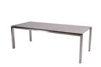 4 Seasons Outdoor Goa tafel RVS met HPL blad light grey 220, Nieuw, Ophalen of Verzenden