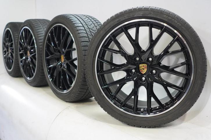 Porsche Panamera 971 21 inch velgen Pirelli Winterbanden Ori, Auto-onderdelen, Banden en Velgen, Velg(en), Gebruikt, 21 inch, Winterbanden