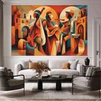 Mrs Art Prime - The Evening Dance in Picasso Style, Antiek en Kunst, Kunst | Schilderijen | Modern