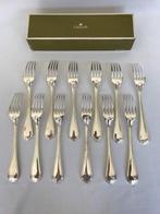 Christofle - Vork - Set van 12 dinervorken, model Spatours -
