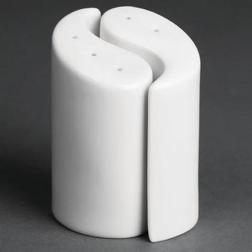 Whiteware peper- en zoutvaatjes Ying Yang | 9,5 cm | 12 s..., Zakelijke goederen, Horeca | Overige, Verzenden