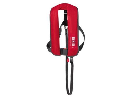 Besto Automatic 165N Reddingsvest - zonder harnas - Rood, Watersport en Boten, Accessoires en Onderhoud, Ophalen of Verzenden