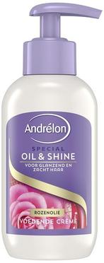 ANDRELON OIL & SHINE VOEDENDE HAARCREME POMP 200 ML, Nieuw, Verzenden