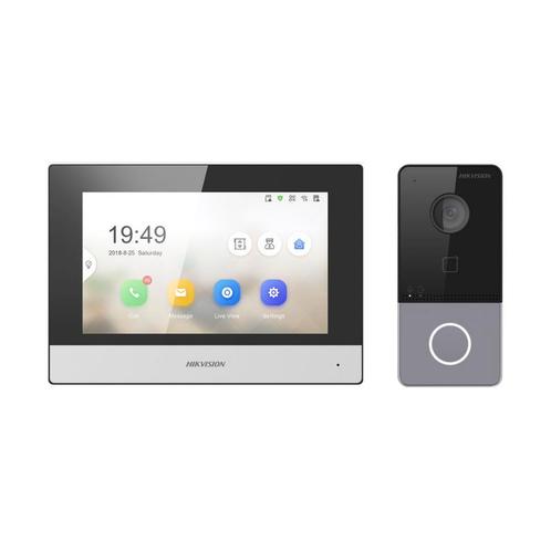 DS-KIS603-P(B) Video-Intercom kit 1 Videodeurbel 1 Binnenpos, Audio, Tv en Foto, Videobewaking, Nieuw, Ophalen of Verzenden