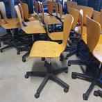 Ahrend houten werkstoel bureaustoel schoolstoel loketstoel h, Huis en Inrichting, Nieuw, Ophalen of Verzenden