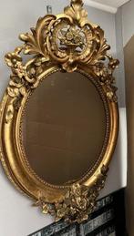 Spiegel- Napoléon III - Hout, Goud - Prachtige ovale spiegel