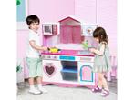 Coast Speelkeuken - MDF - 82 x 30 x 101 cm - Roze, Huis en Inrichting, Verzenden, Nieuw