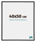 Fotolijst 40x50 cm - Zwart Hoogglans - Kunststof - Annecy, Verzenden, Nieuw