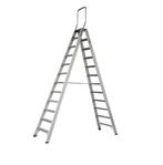 Dubbele Trap Maxall 12 treden, Doe-het-zelf en Verbouw, Ladders en Trappen, Verzenden, Nieuw, Trap, 2 tot 4 meter