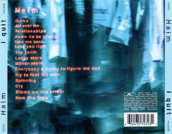 cd - Haim - I Quit, Cd's en Dvd's, Cd's | Overige Cd's, Zo goed als nieuw, Verzenden