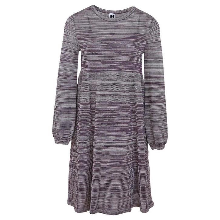 M Missoni • grijs gestreepte jurk • 36 (IT42), Kleding | Dames, Jurken, Grijs, Nieuw, Maat 36 (S), Verzenden