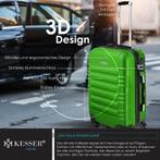 Kofferset - 3 delig - Trolley - Reiskofferset - Groen - KESS, Sieraden, Tassen en Uiterlijk, Koffers, Verzenden, Zo goed als nieuw