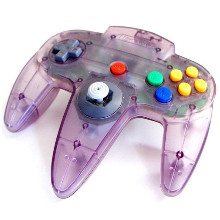 Nintendo 64 controller atomic purple origineel, Spelcomputers en Games, Spelcomputers | Nintendo Consoles | Accessoires, Verzenden