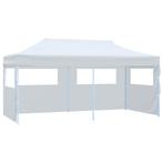 vidaXL Partytent pop-up met zijwanden 3x6 m staal wit, Verzenden, Nieuw, Partytent