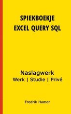 9789402195170 Spiekboekje Excel Query SQL, Boeken, Verzenden, Nieuw, Fredrik Hamer