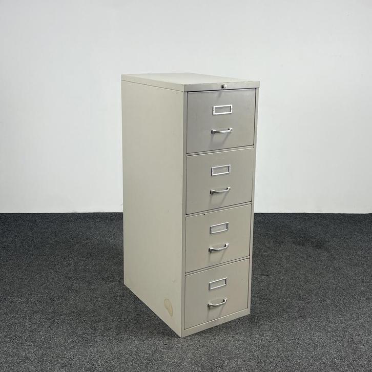 Grijze Dossierkast Met 4 Laden | 134 x 47 x 71 cm, Huis en Inrichting, Kasten | Overige, Gebruikt, Ophalen of Verzenden