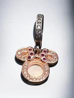 Minnie Mouse Bedel – Zilver, Roségoud &amp; Steentjes, Sieraden, Tassen en Uiterlijk, Bedels, Overige merken, Verzenden, Nieuw