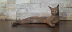 Pierre Chenet (XX-XXI) - sculptuur, Le Chat allongé - 10 cm