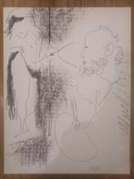 Pablo Picasso (1881-1973) - Le Peintre et son modèle, Antiek en Kunst