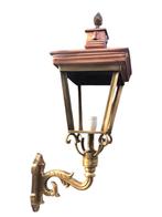 Wandlamp vierkant XL bestaande uit koper en messing, uniek, Huis en Inrichting, Lampen | Wandlampen, Ophalen of Verzenden, Nieuw