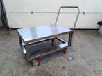 Transportwagen RVS - 90 x 60 x 50 cm