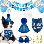 23-delige honden verjaardag set met hoed, bandana, strik,etc, Verzenden, Nieuw